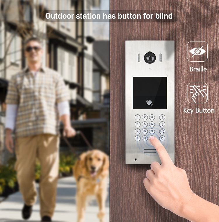CAT5 wired video door phone